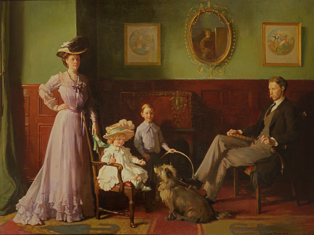 Retrato de grupo da família de George Swinton de William Orpen