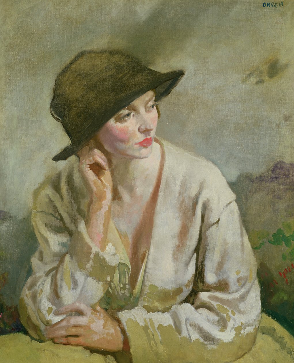 Retrato da senhorita Sinclair de William Orpen