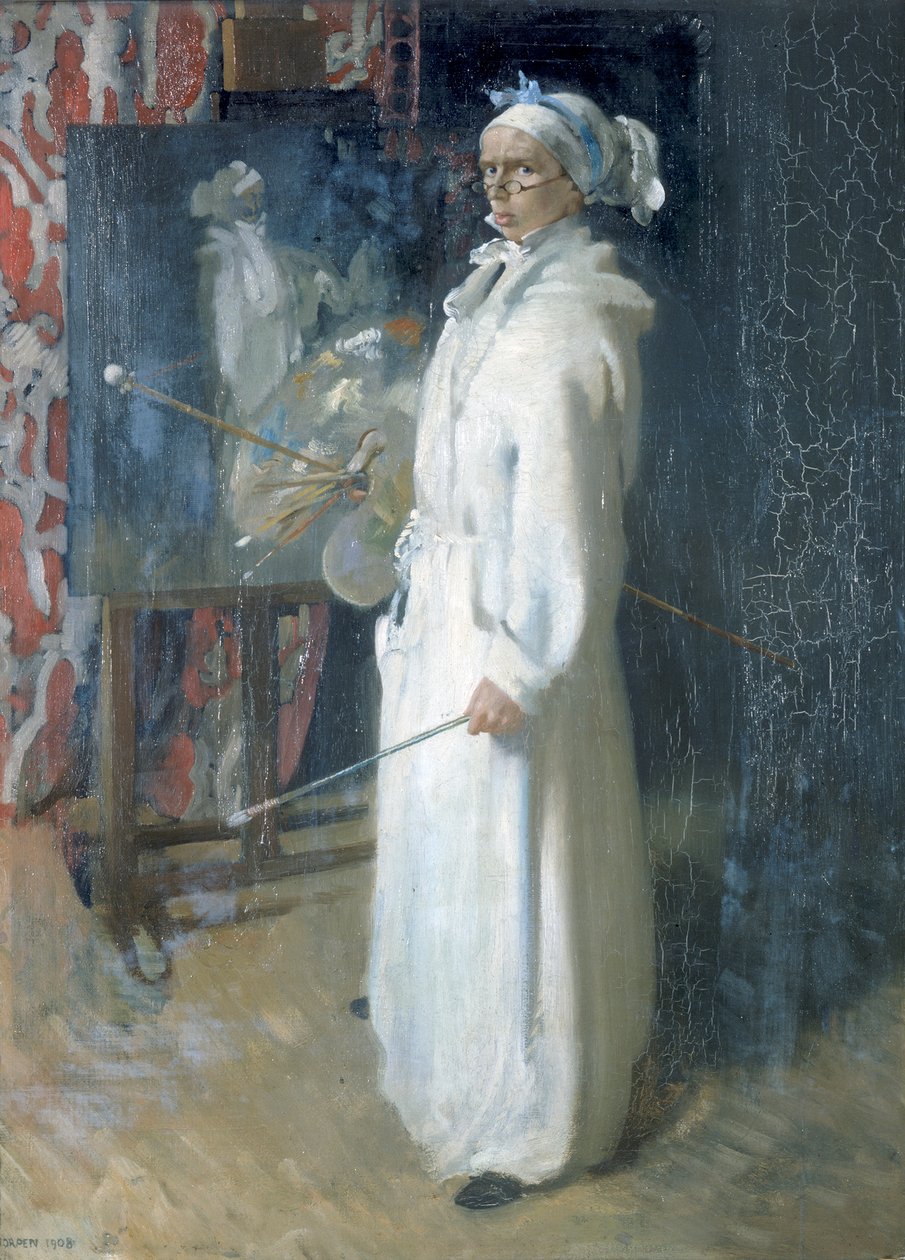 Retrato do artista, 1908 de William Orpen