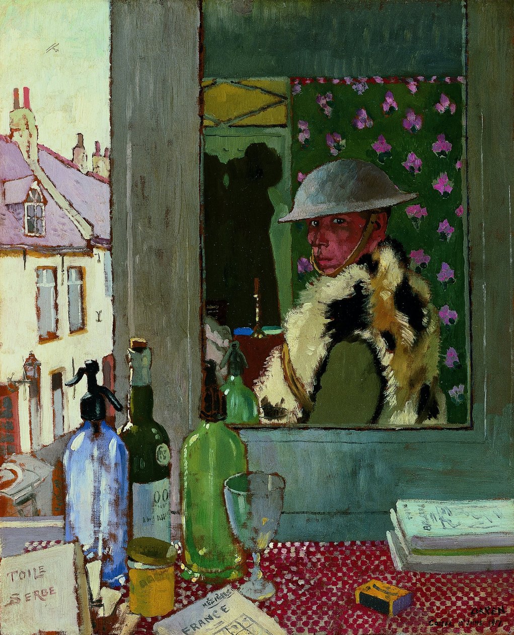 Pronto para começar. Auto-retrato, 1917 de William Orpen