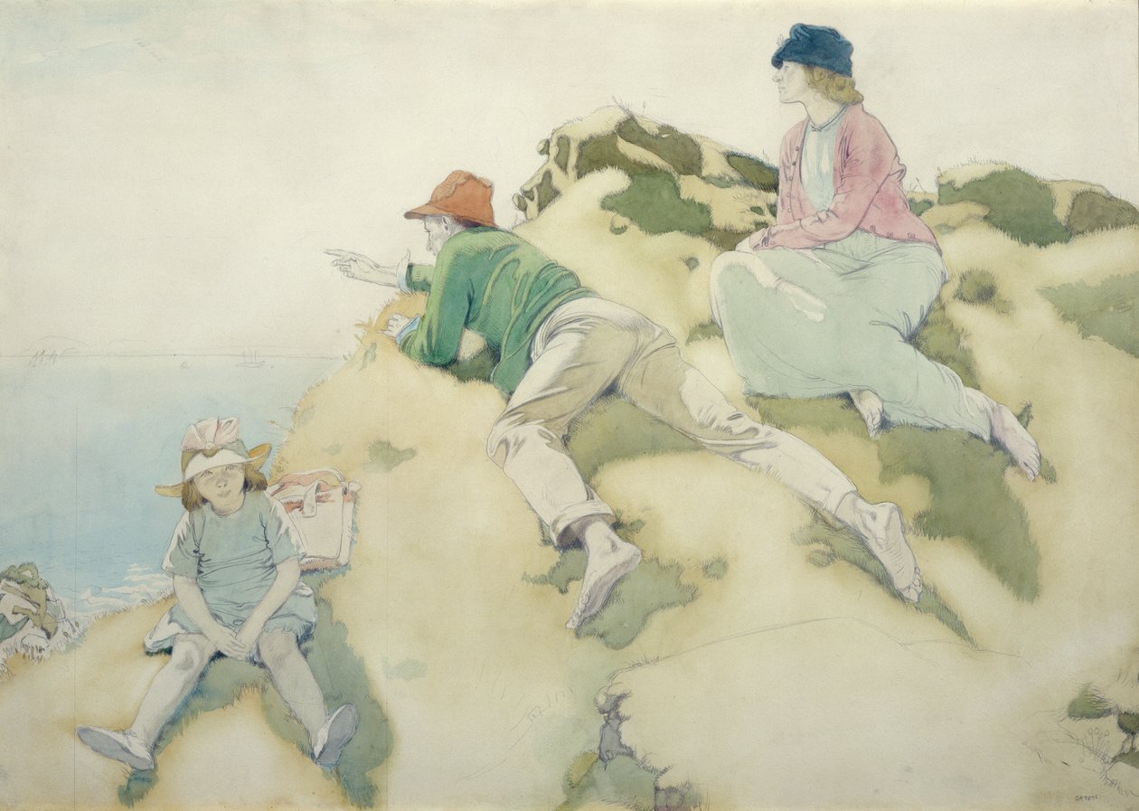 A corrida de iates (Baía de Dublin) de William Orpen