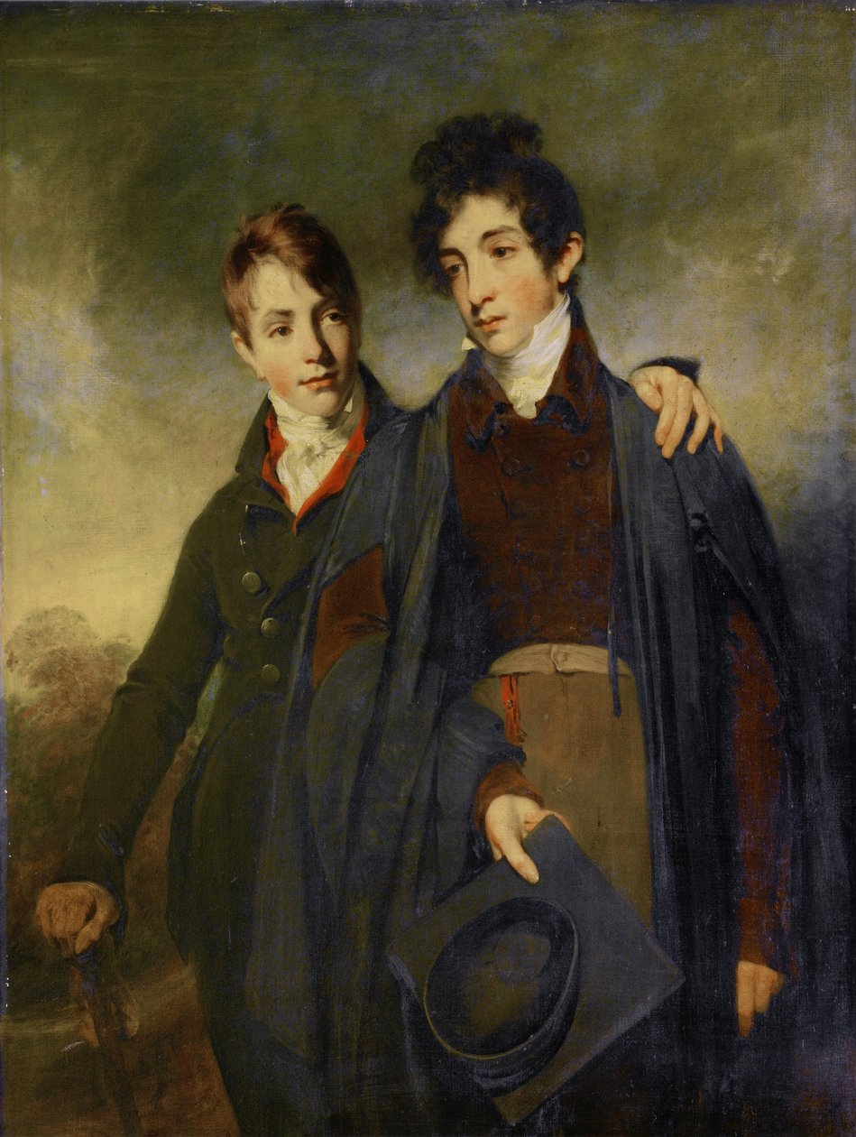 John Soane Junior e George Soane, 1805 de William Owen
