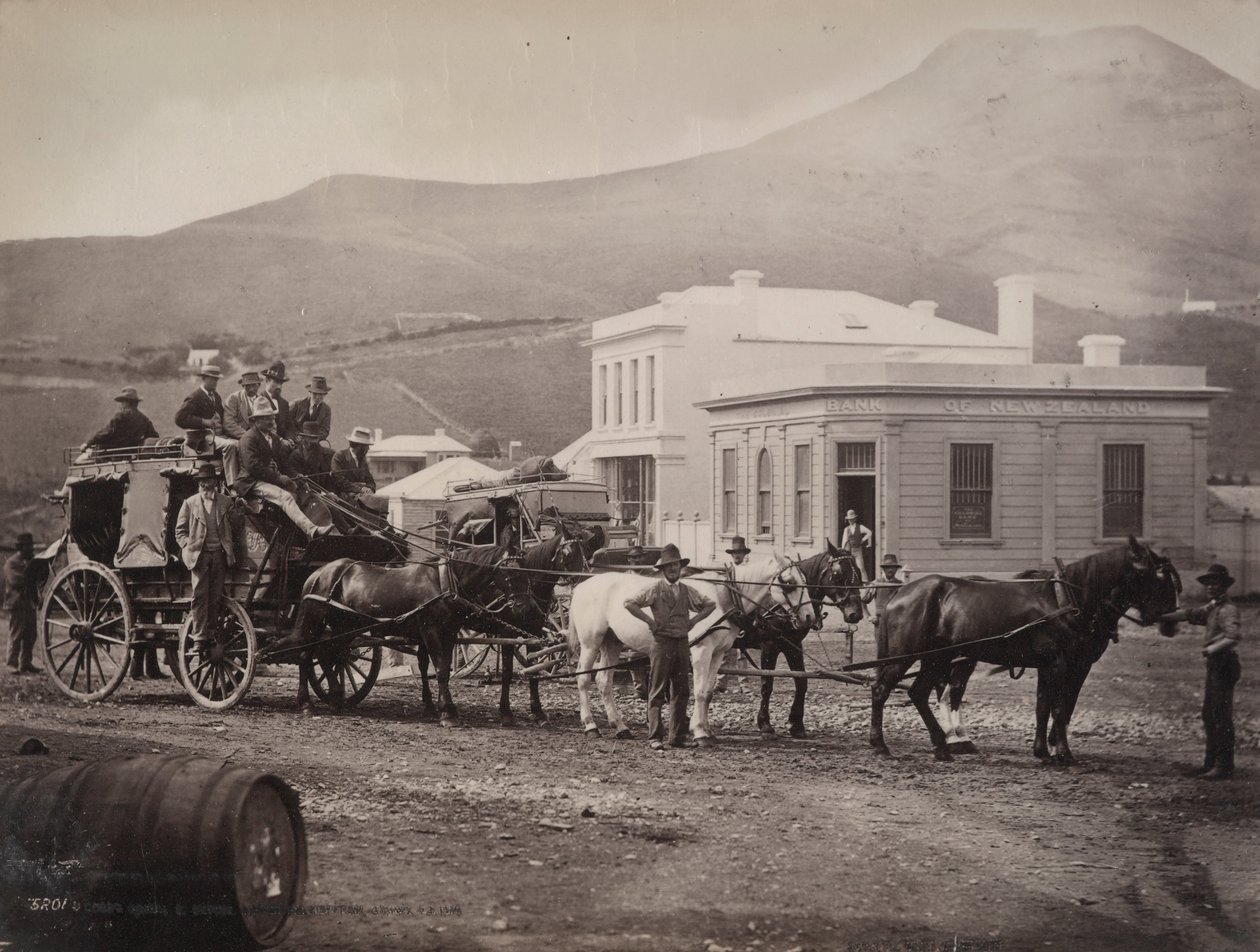 (Treinador da Cobb and Co., Palmerston, Otago) de William P. Hart