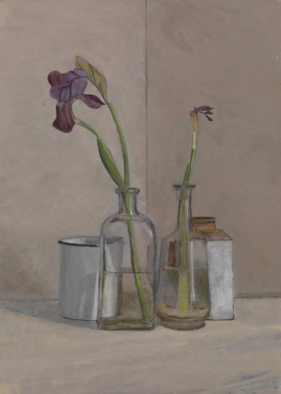 Latas brancas de íris, 2006 de William Packer