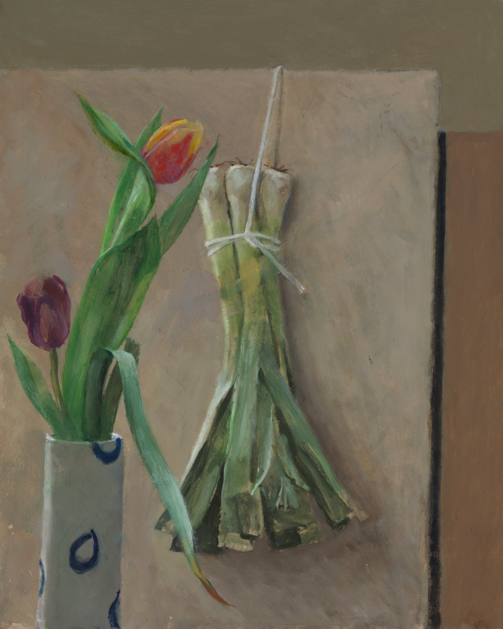 Alho-poró suspenso, 2014 de William Packer