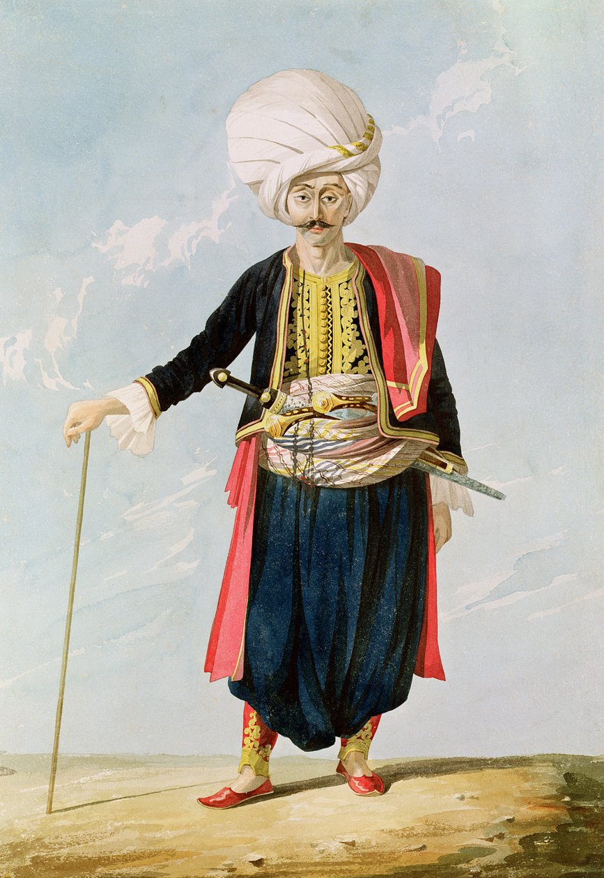 Um janízaro, c.1823 de William Page