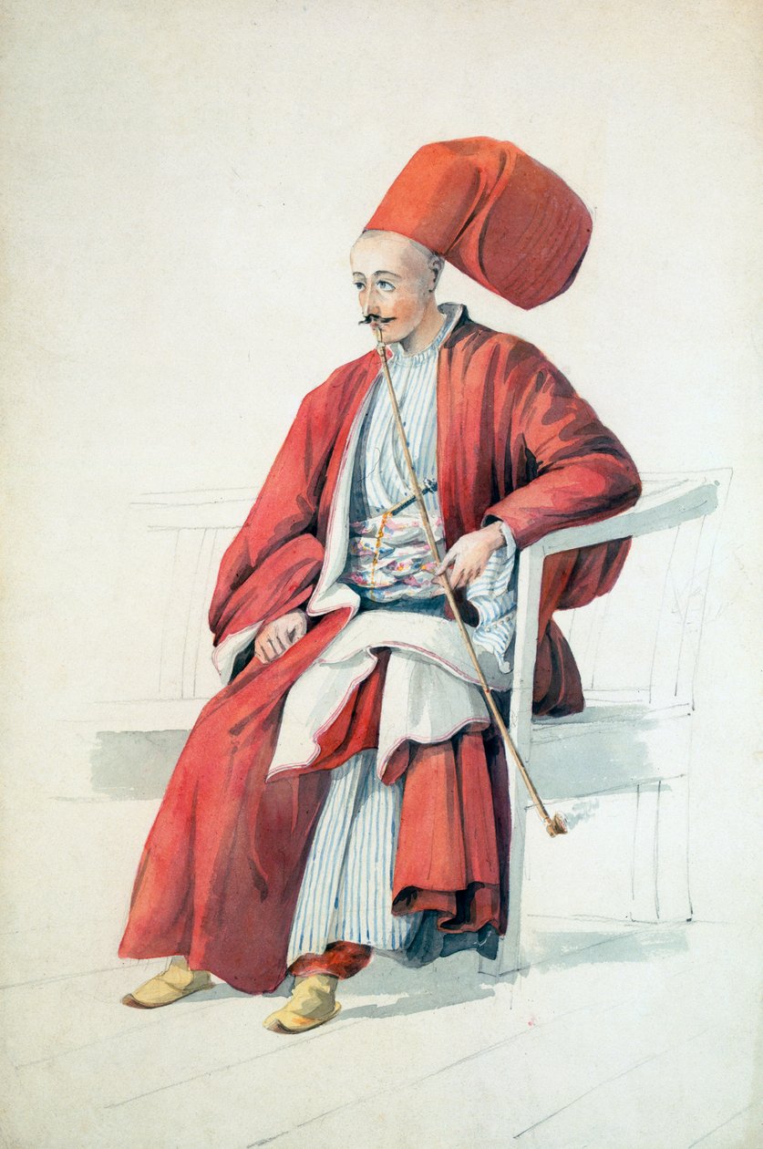 Um funcionário da corte ou servo do sultão, c.1810 de William Page