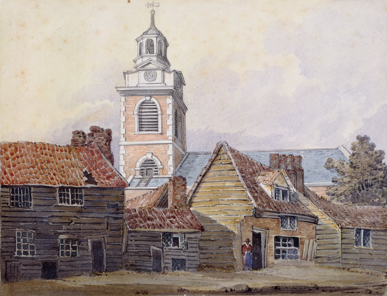 Vista de Christchurch, 1810 de William Pearson