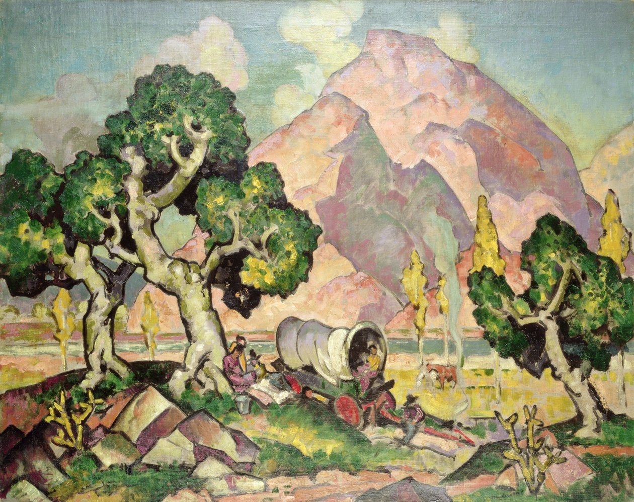 Estrada para Taos no Rio Grande de William Penhallow Henderson