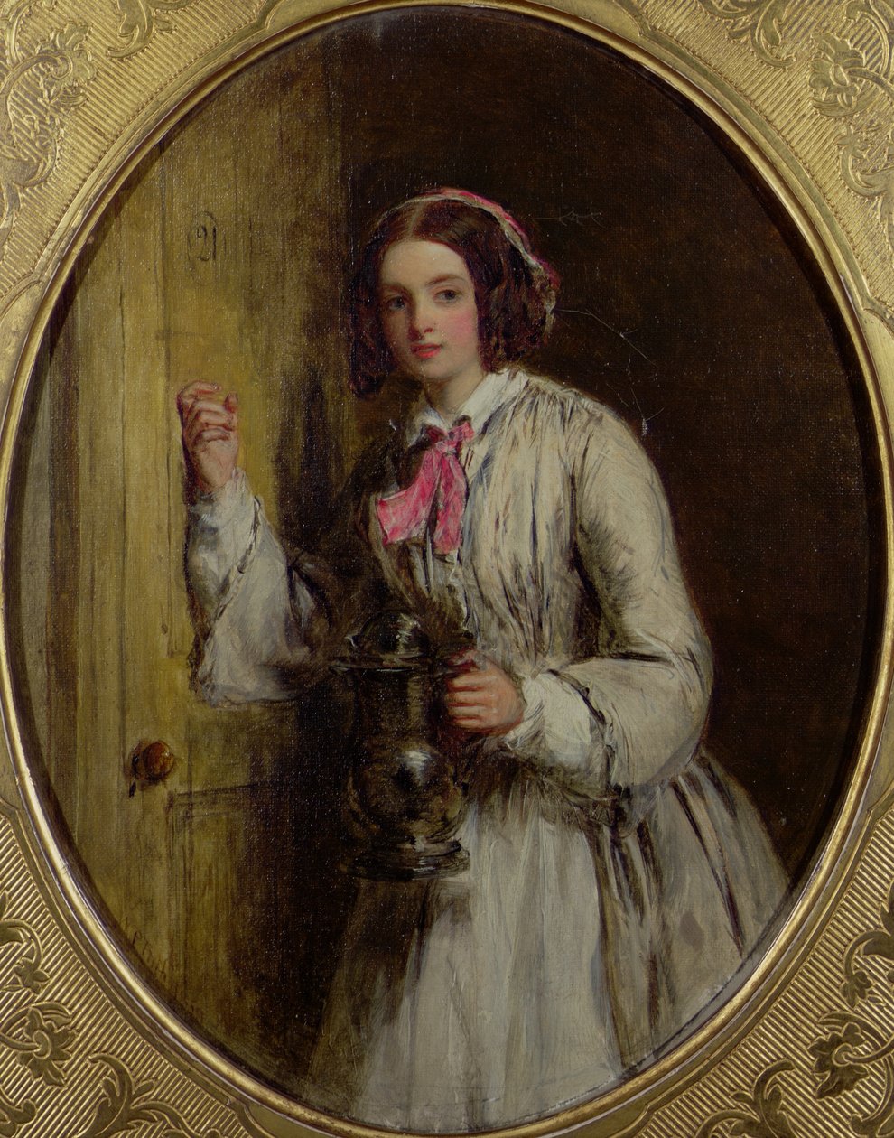 Uma empregada com um jarro, 1858 de William Powell Frith