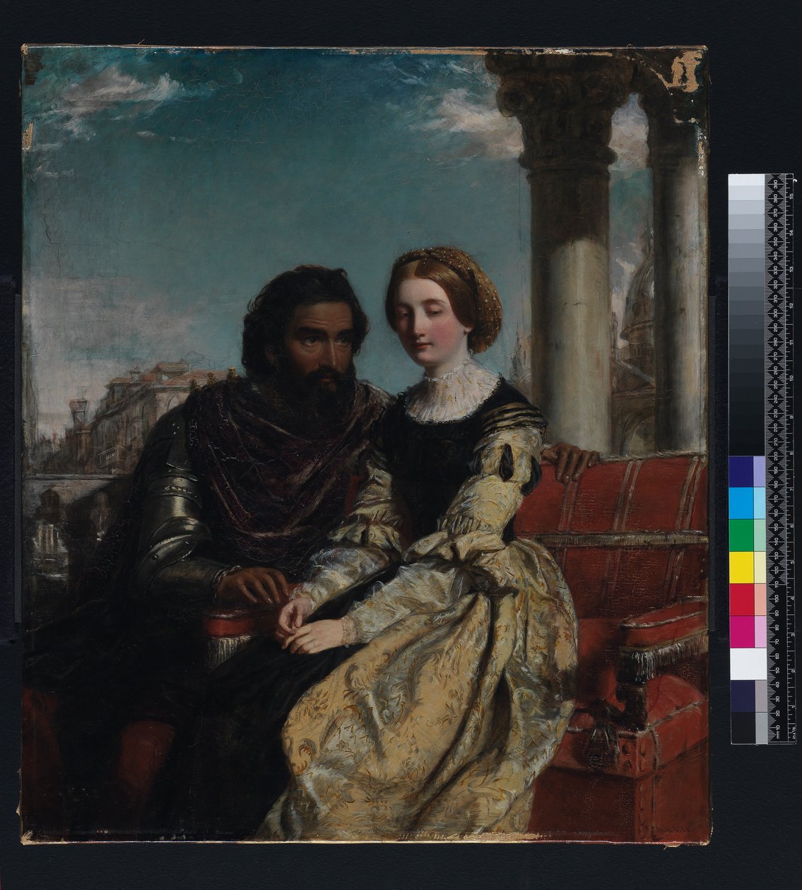 Otelo e Desdêmona, c.184056 de William Powell Frith