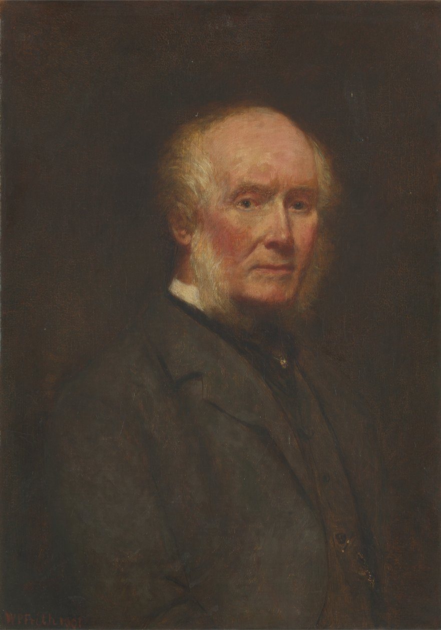 Auto-retrato na idade de 83 de William Powell Frith