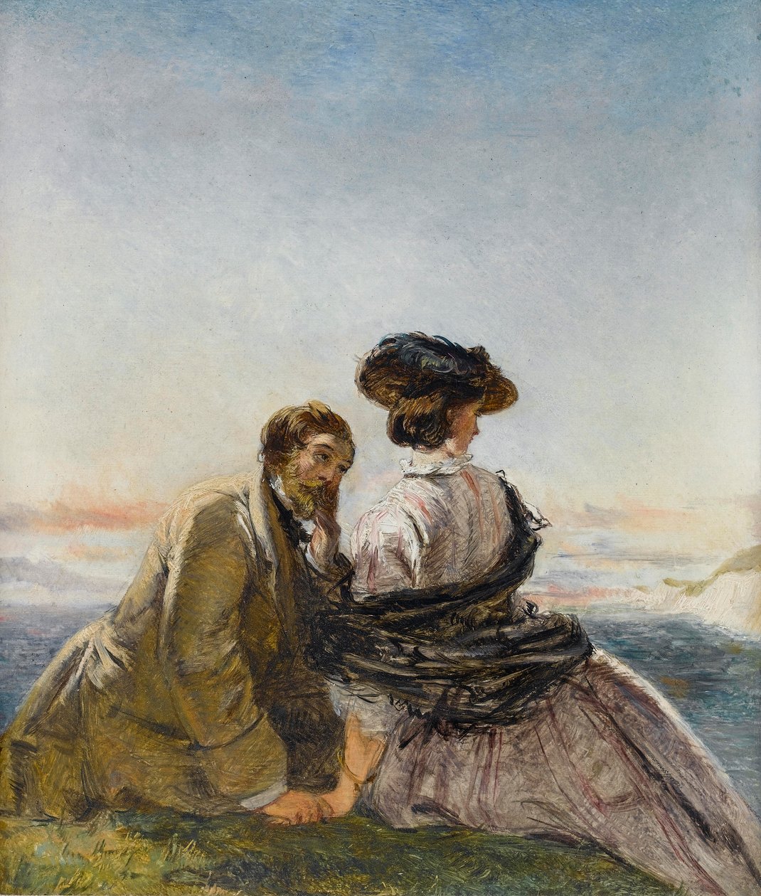 Os Amantes de William Powell Frith