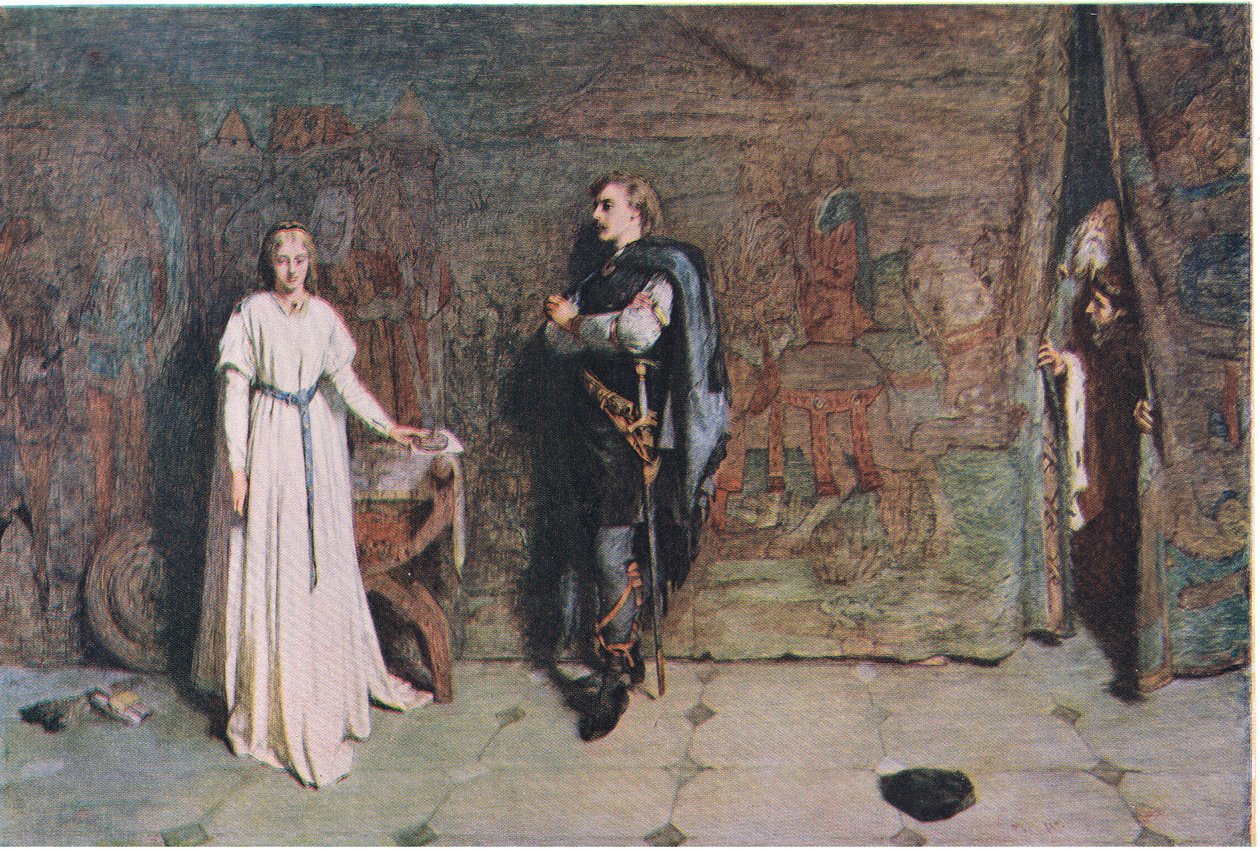 Hamlet e Ofélia de William Quiller Orchardson