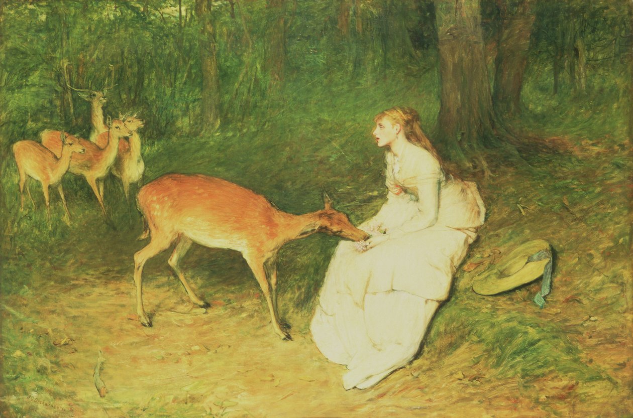 O animal de estimação da floresta, 1871 de William Quiller Orchardson