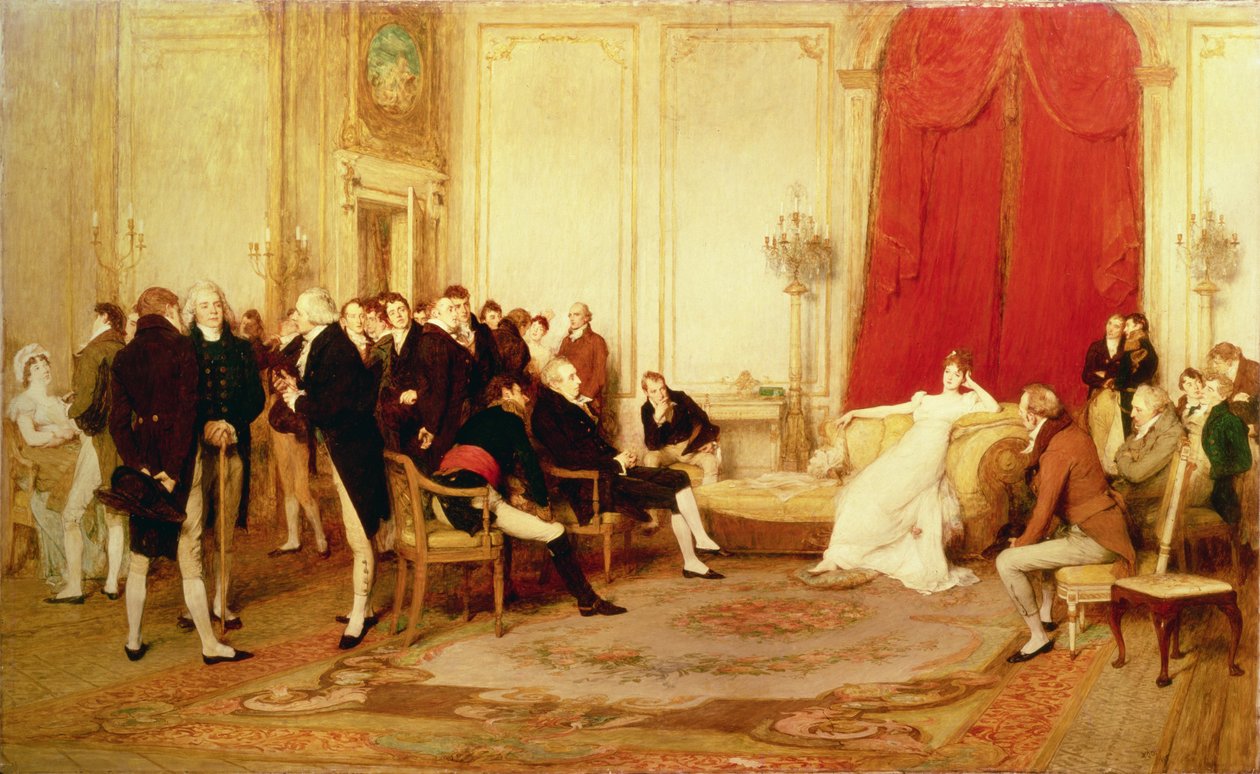 O salão de Madame de Recamier de William Quiller Orchardson