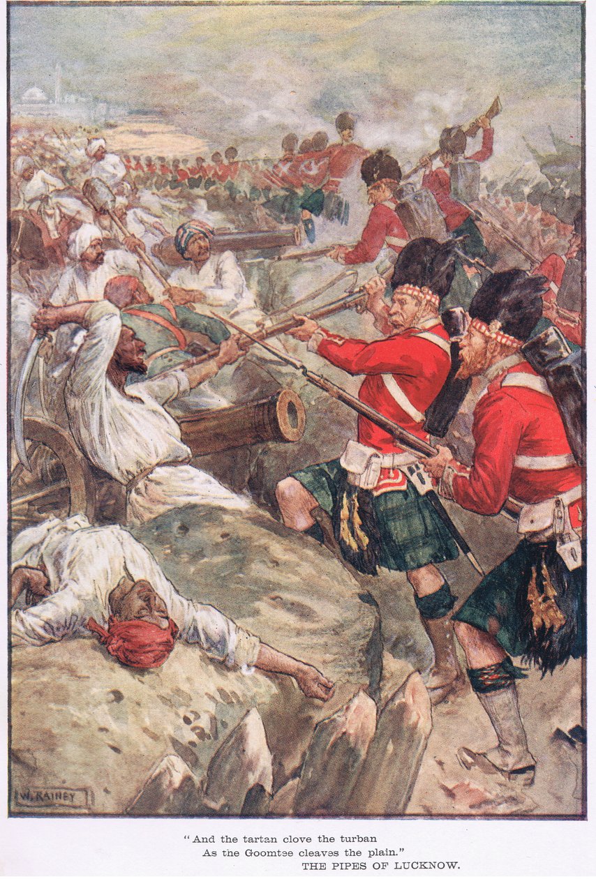 E o tartan crave o turbante de William Rainey
