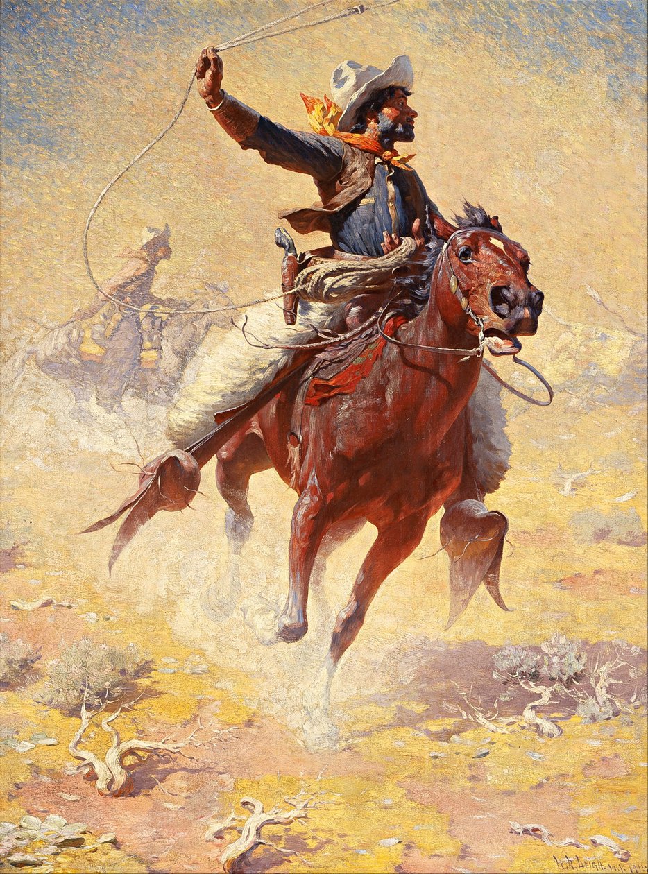 The Roping de William Robinson Leigh