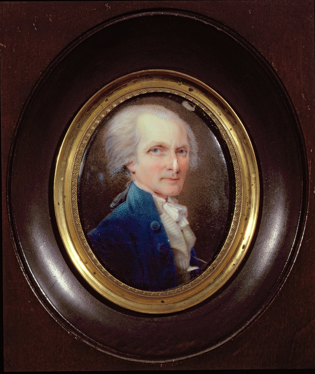 Retrato em miniatura de Arthur Lee (1740-92) 1795 (esmalte pintado) de William Russell Birch