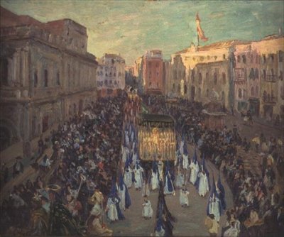 Sexta-feira Santa em Sevilha de William Samuel Horton