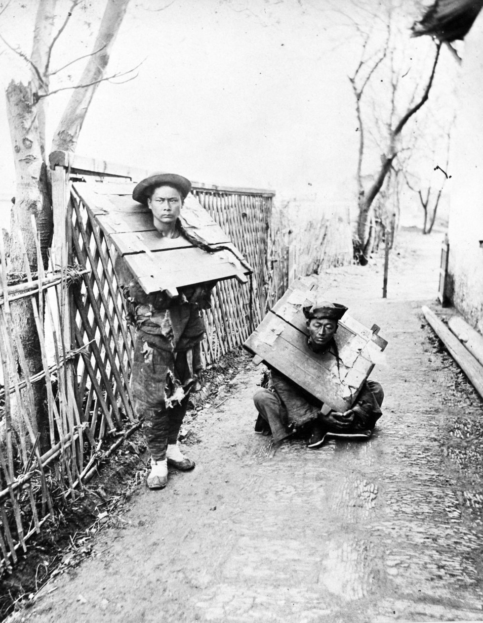 Prisioneiros chineses, c.1880 de William Saunders