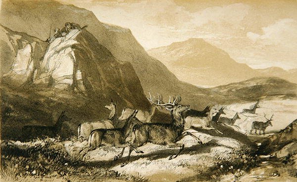 Fotos de Cairn Cherie, de The Art of Deer Stalking: Ilustrado por uma narrativa ..., 1839 de William Scrope