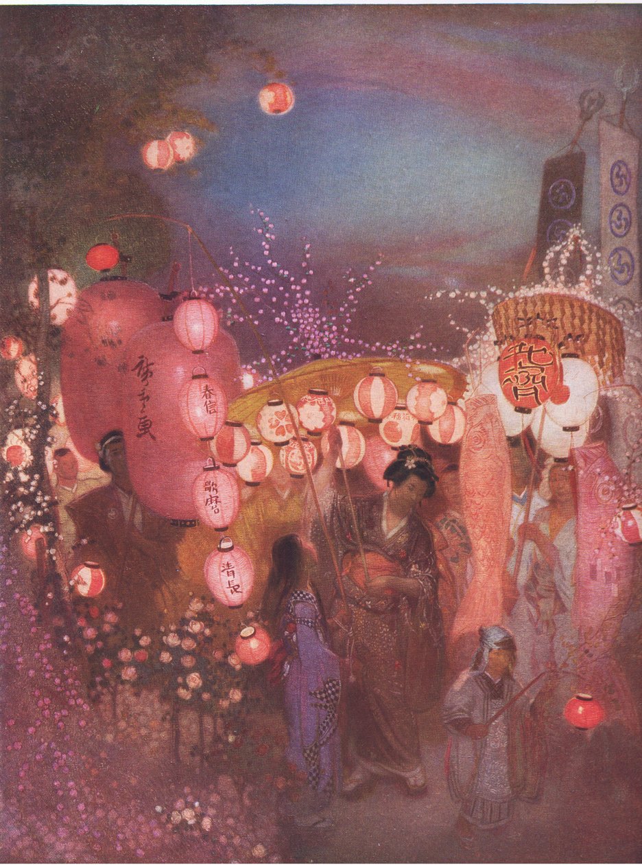 Festival japonês, Bibbys Annual, 1916-1917 de William Shackleton