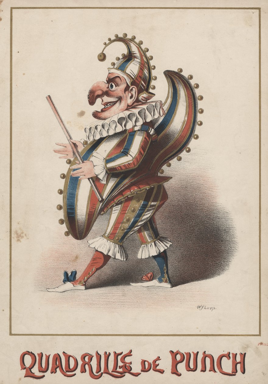 Quadrilha de Soco, 1850 (cromolito) de William Sharp