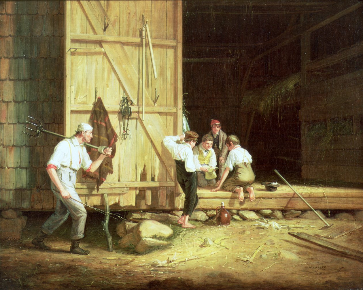 The Truant Gamblers, 1835 de William Sidney Mount