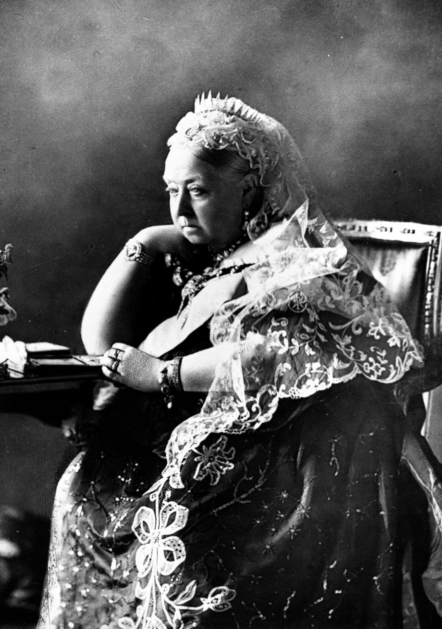 Rainha Victoria, 1897 (foto do bw) de William Slade Stuart