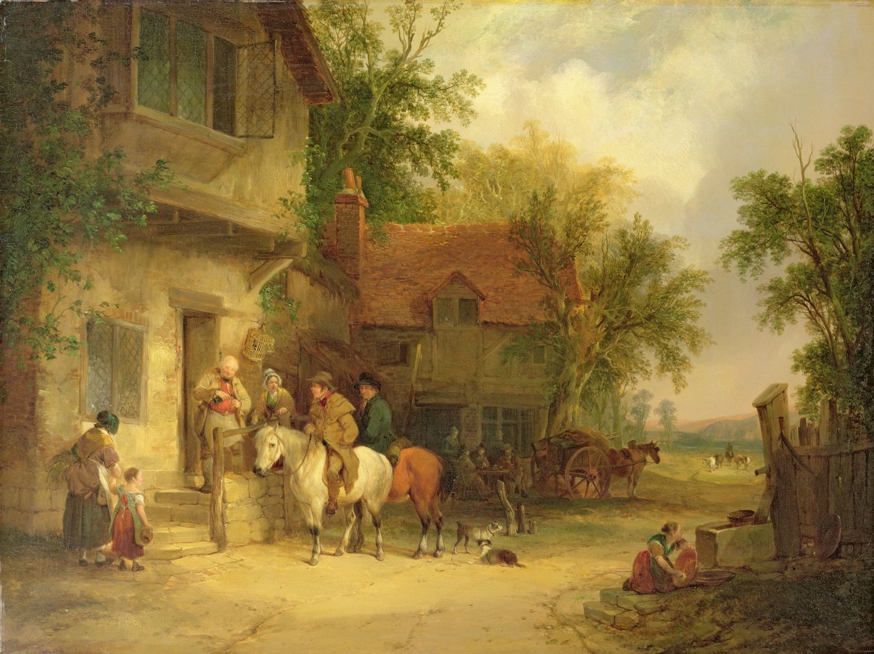 Um Woodside Inn, 1841 de William Snr. Shayer