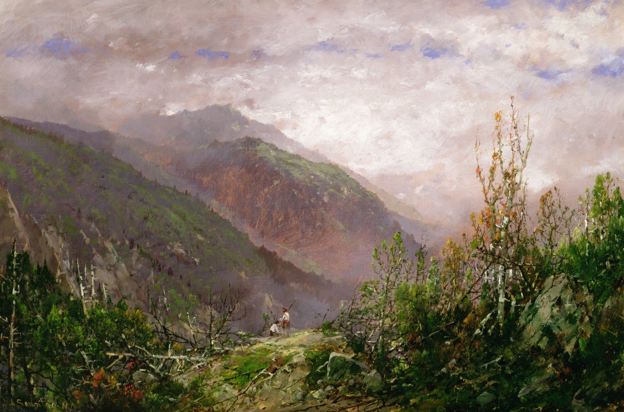 Cena nas Montanhas Brancas, c.1860-70 de William Sonntag