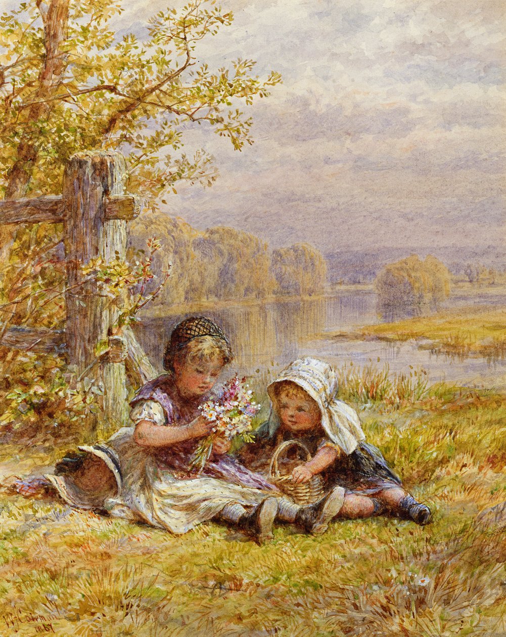 Um Posy para a mãe, 1867 de William Stephen Coleman