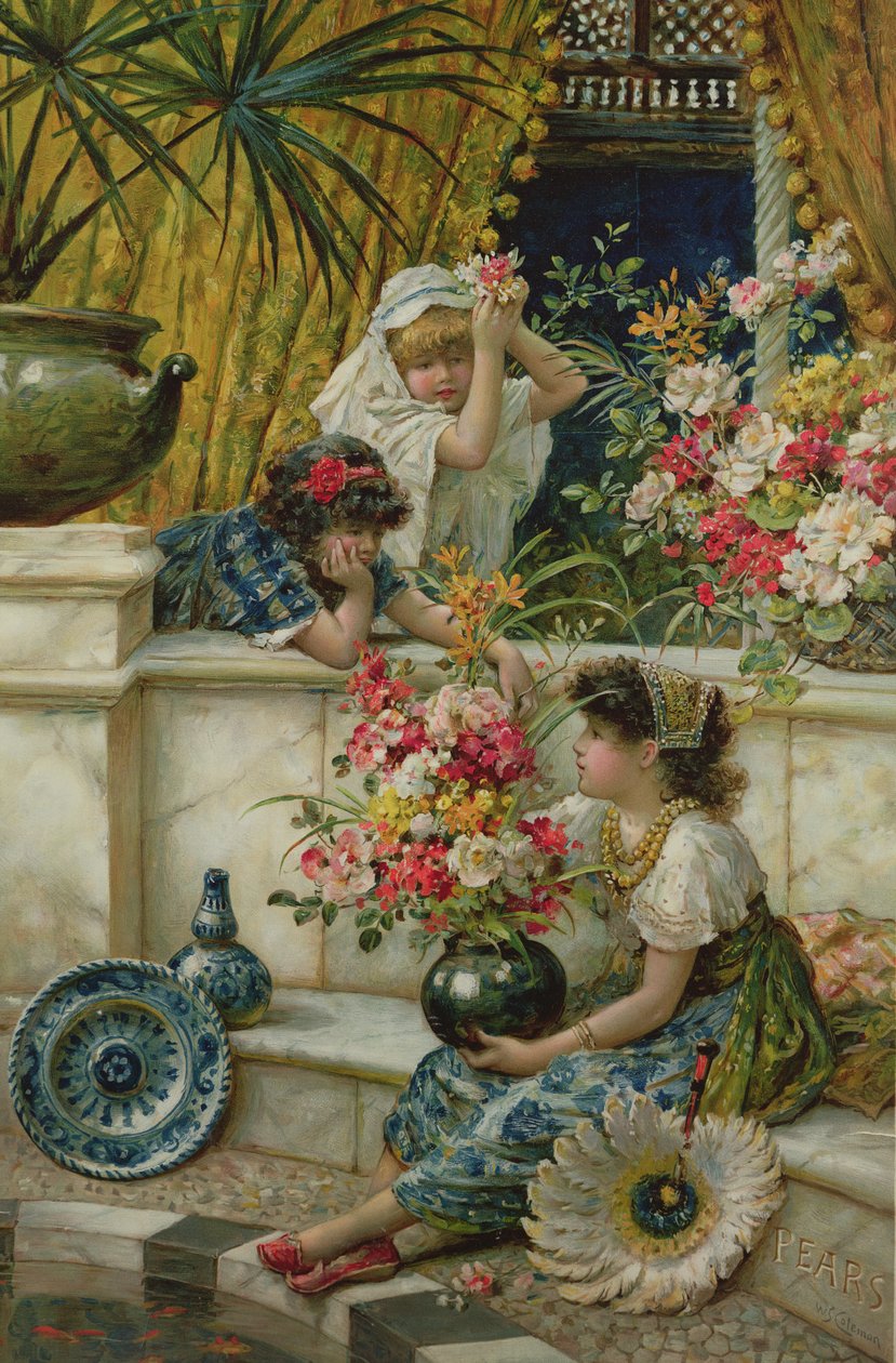 Flores do Oriente, do anuário das peras, 1895 de William Stephen Coleman