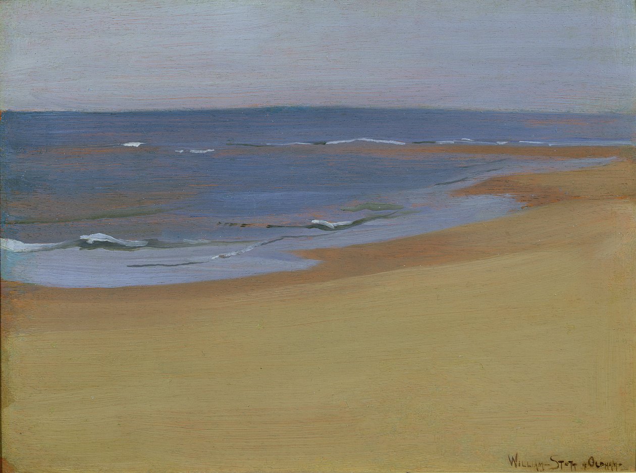 Mar Azul Turquesa (painel) de William Edward Stott
