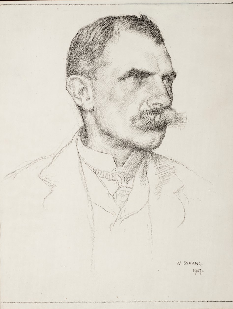 Edward Shroder Prior (1852-1932) arquiteto, 1907 de William Strang