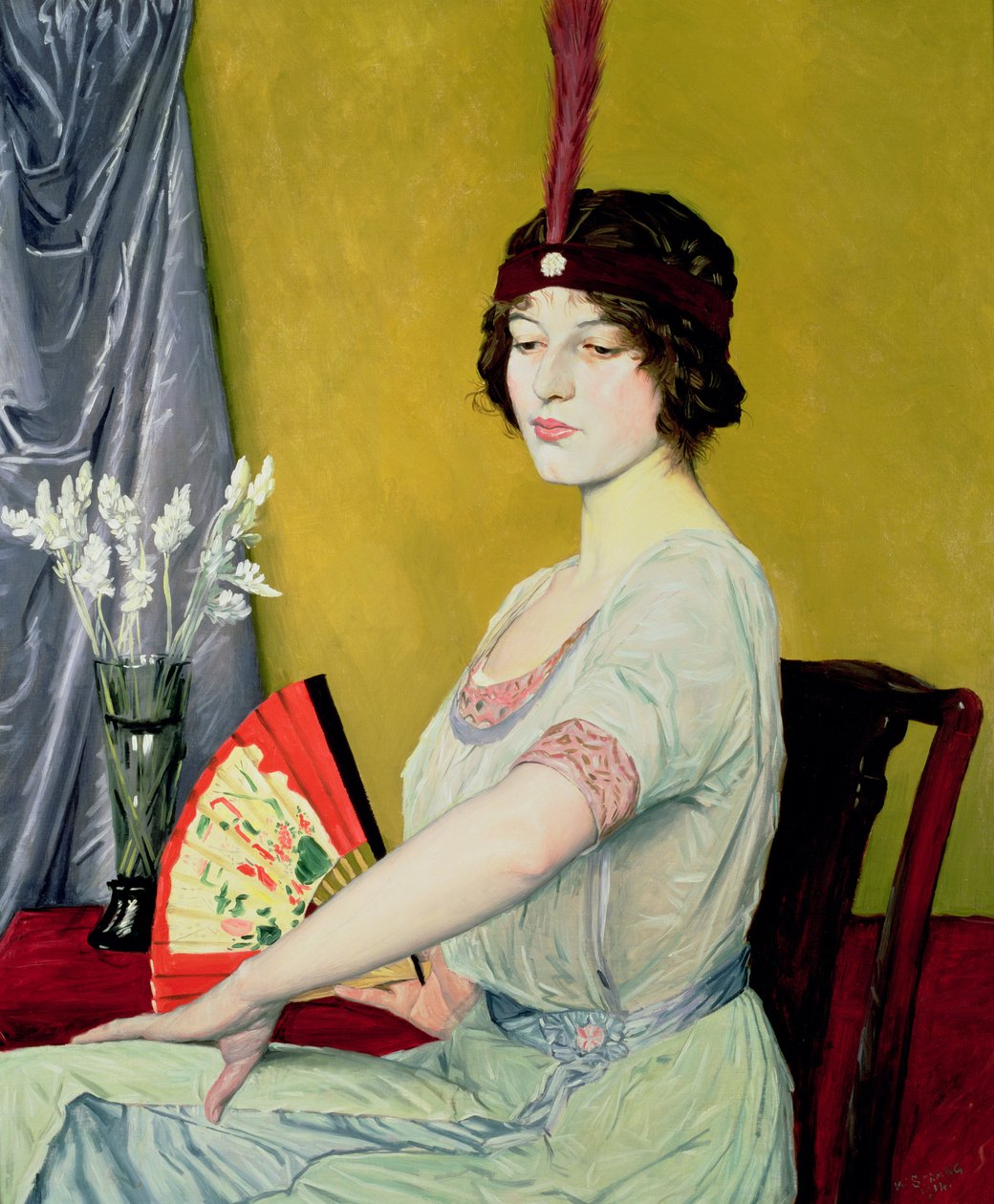 O fã japonês, 1914 de William Strang