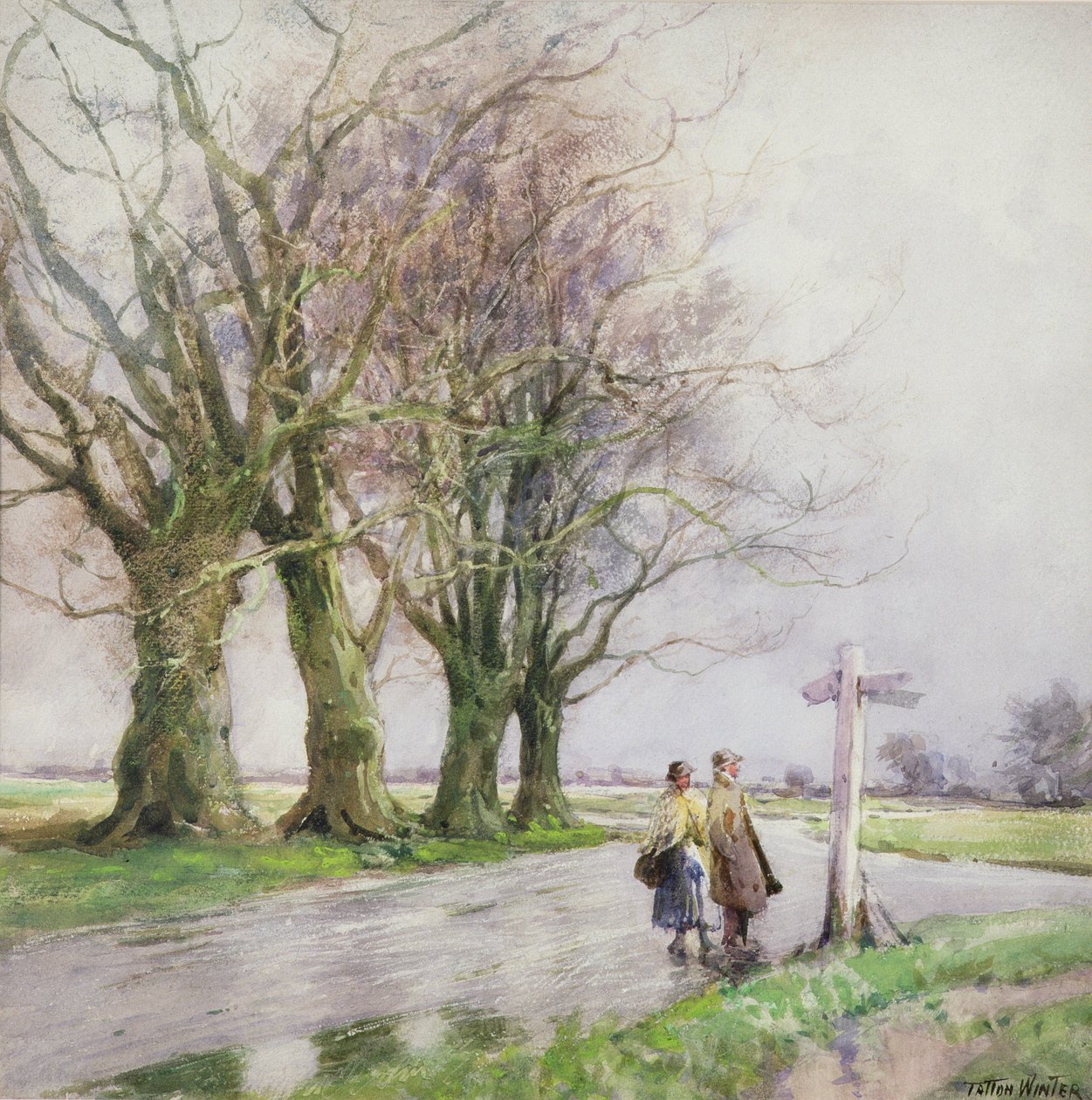 O post de sinal de William Tatton Winter