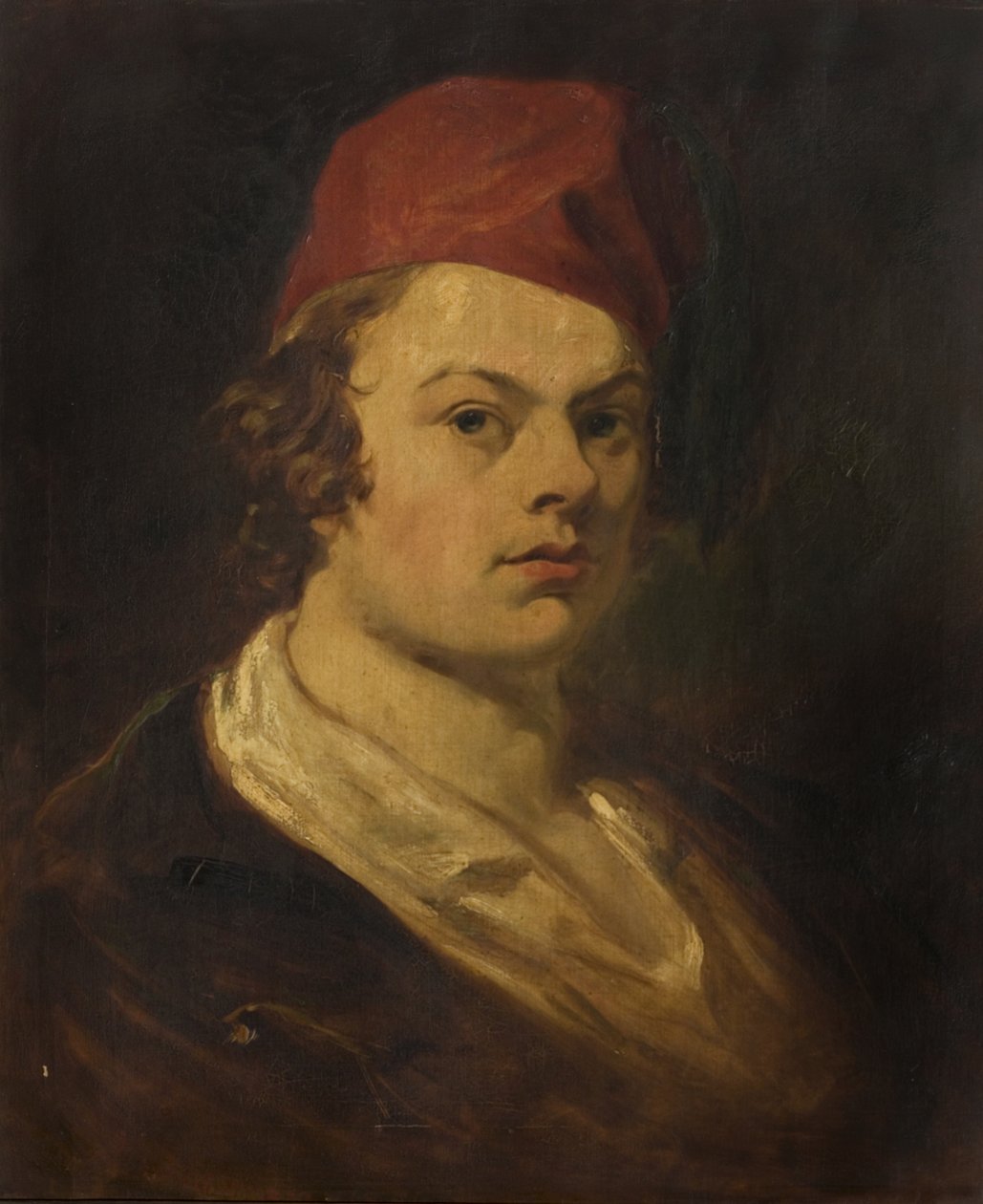 Retrato, de, um, homem desconhecido, em, um, boné vermelho de William Thomas Roden