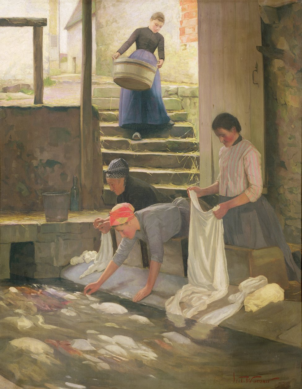 A lavanderia de William Tom Warrener