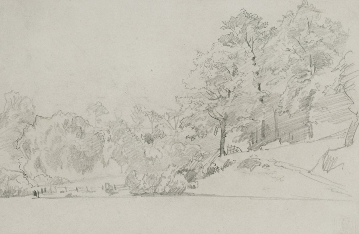 Paisagem do país de William Trost Richards