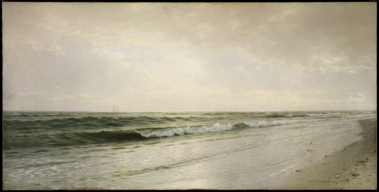 Seascape quieto, 1883 de William Trost Richards