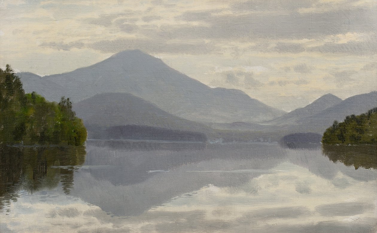 Montanha Whiteface, Lake Placid, c.1877 de William Trost Richards