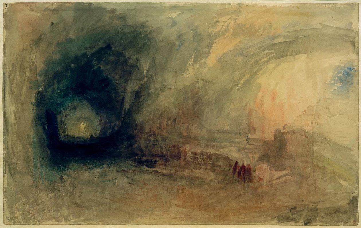 Um passo de montanha de Joseph Mallord William Turner