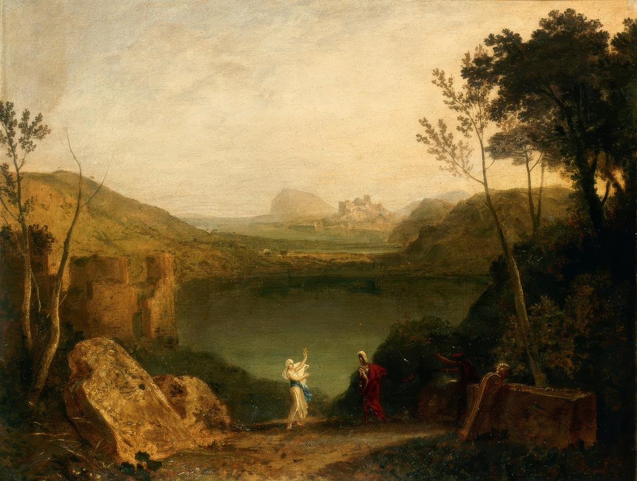 Enéias e Sibila, Lago Avernus de Joseph Mallord William Turner