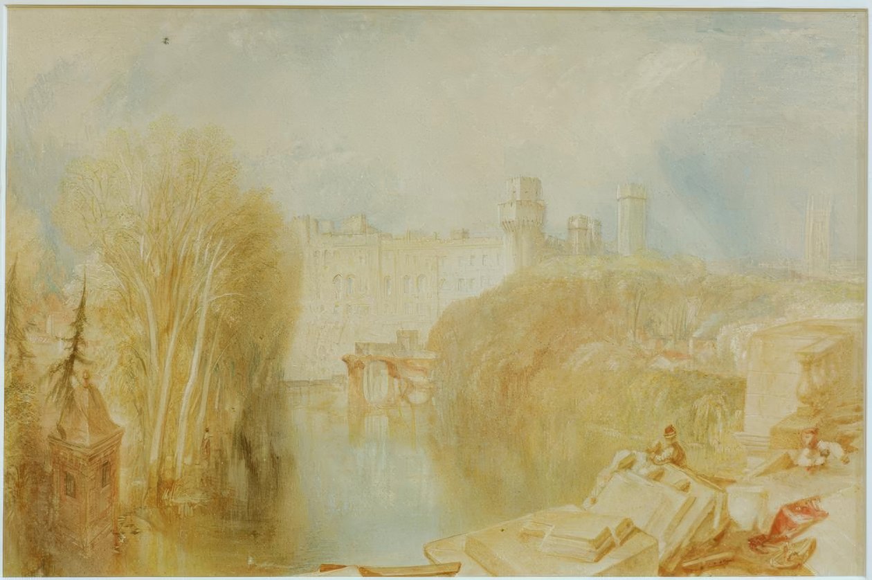 Vista do Castelo de Warwick de Joseph Mallord William Turner