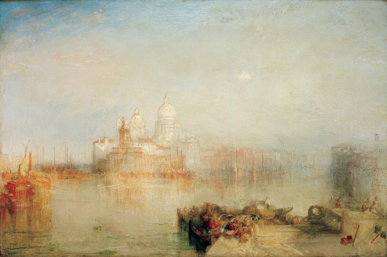 Alfândega e Madonna della Salute, Veneza de Joseph Mallord William Turner