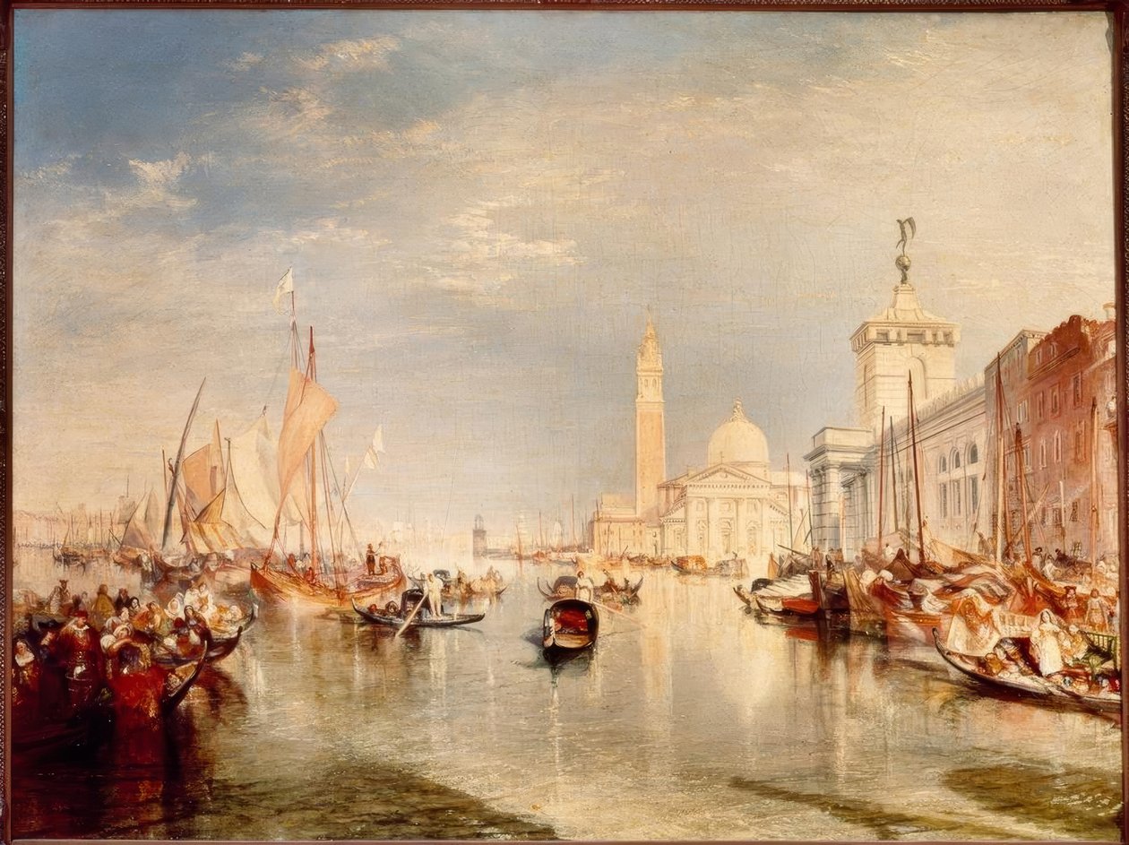 Alfândega e San Giorgio Maggiore de Joseph Mallord William Turner