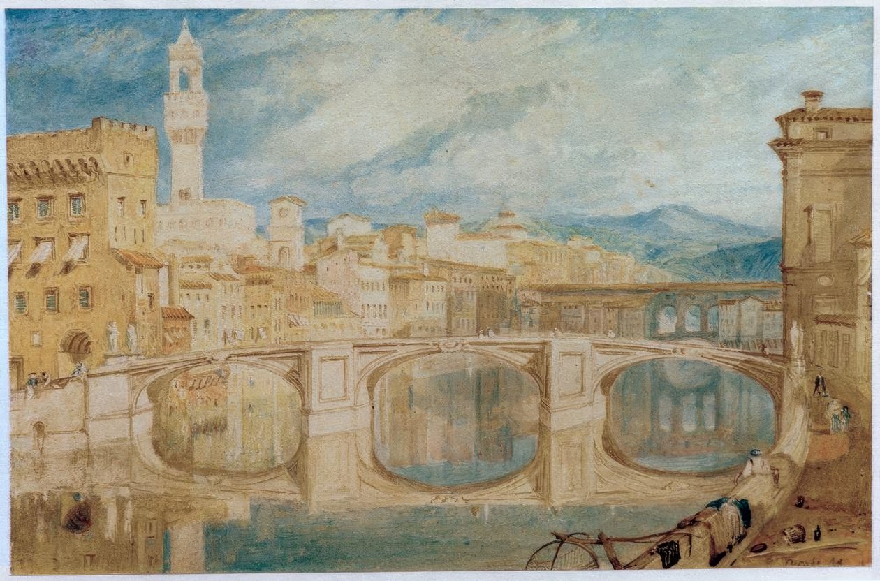 Florença vista da Ponte alla Carraia de Joseph Mallord William Turner