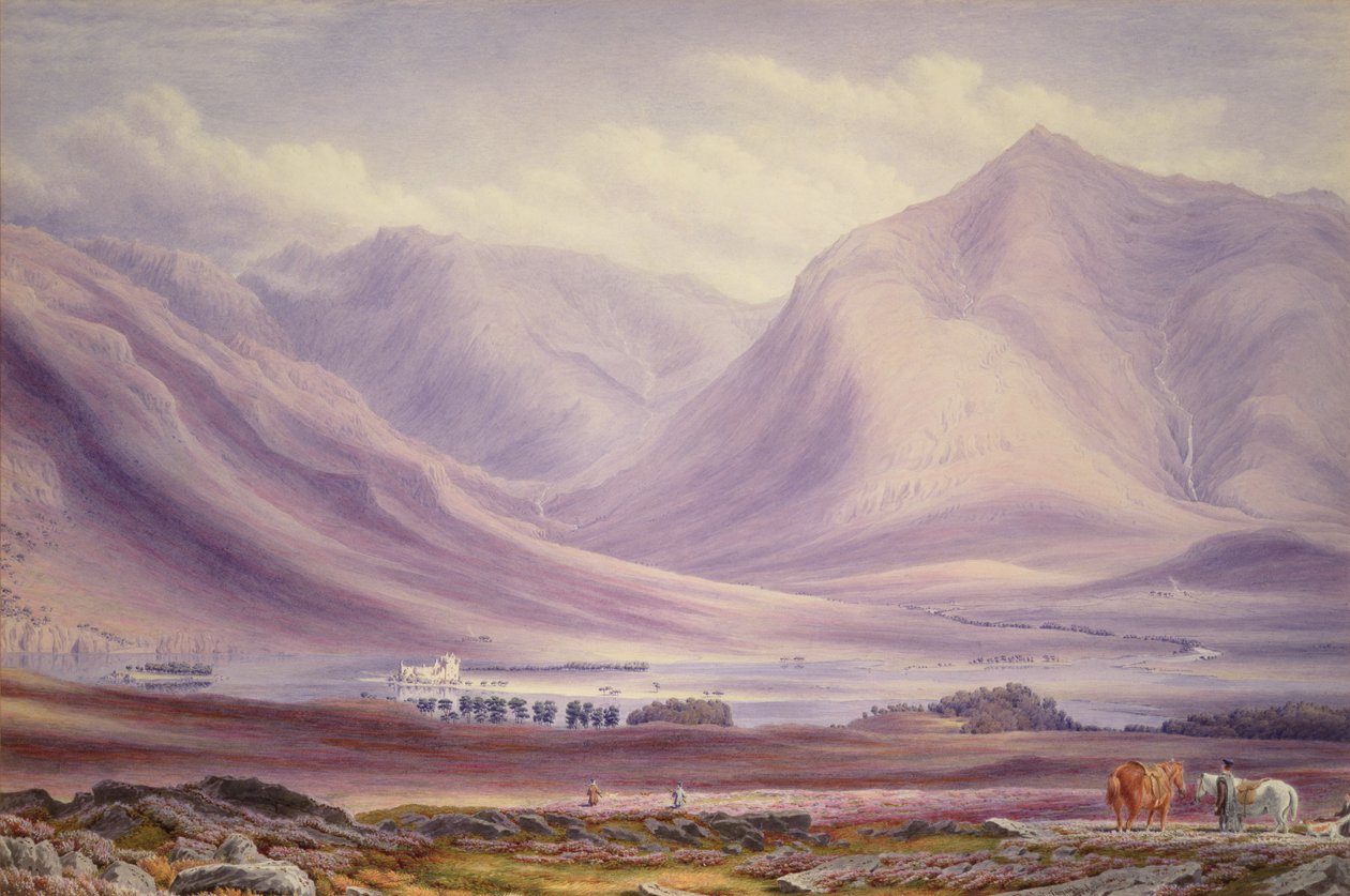 Grouse atirando na charneca perto de Dalmally de Joseph Mallord William Turner
